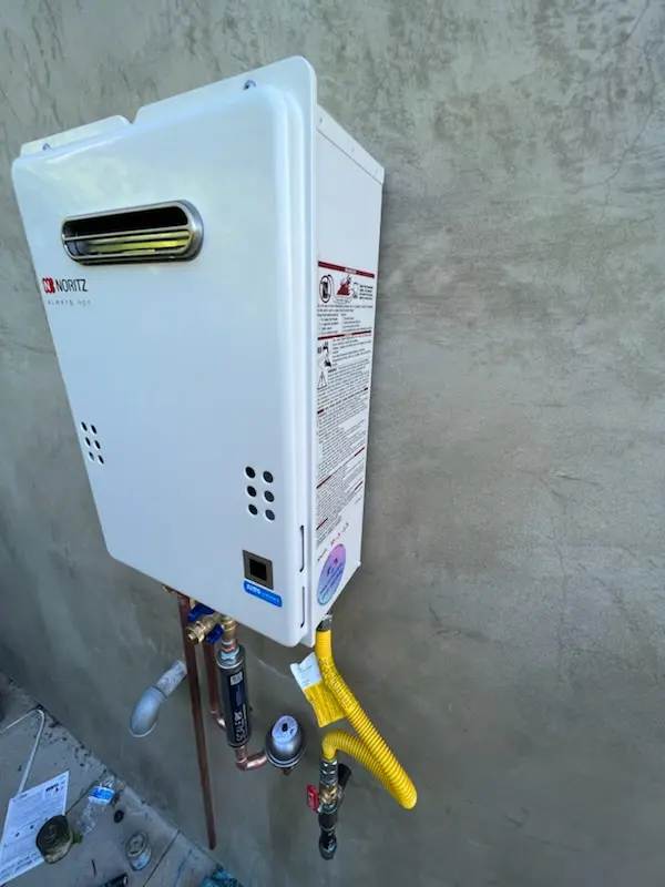 Tankless water heater installation for Clearwater homes